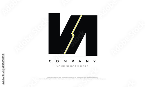 Alphabet letters Initials Monogram logo VA, VA INITIAL, VA letter