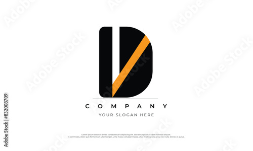Alphabet letters Initials Monogram logo VD, VD INITIAL, VD letter