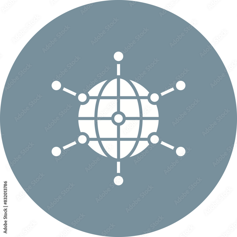 Global Network Icon Global Network Icon
