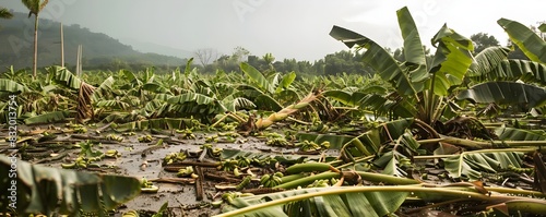Decimated Banana Plantation...