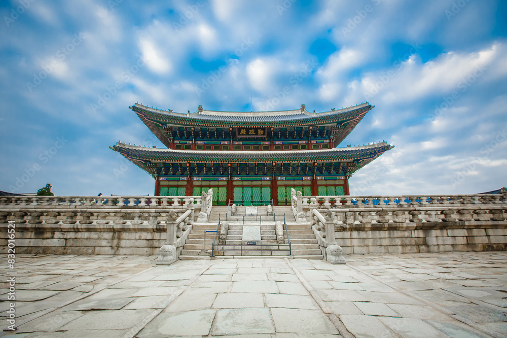 Gyeongbokgung palace landmark of Seoul, South Korea. Gyeongbokgung palace landmark of Seoul, South Korea.