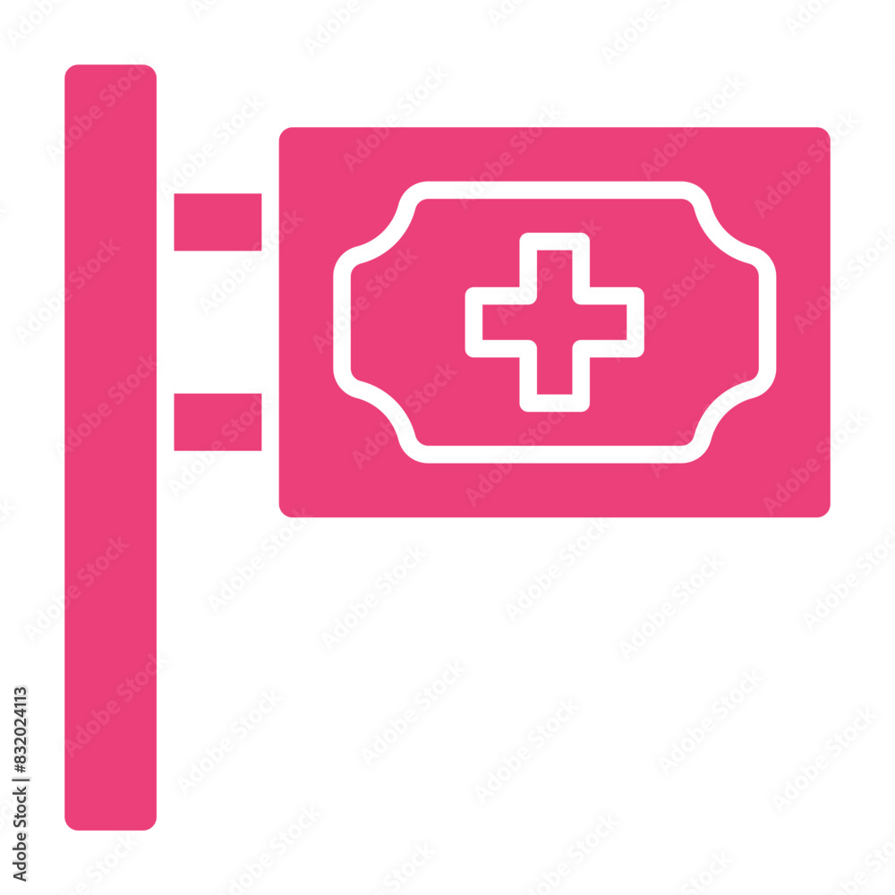 Fototapeta premium Signboard Icon