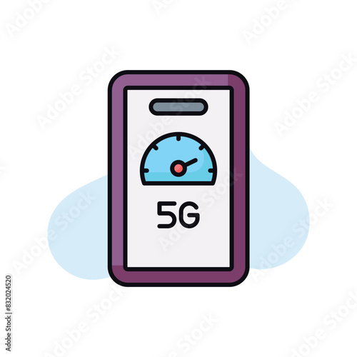 Speed Test vector icon
