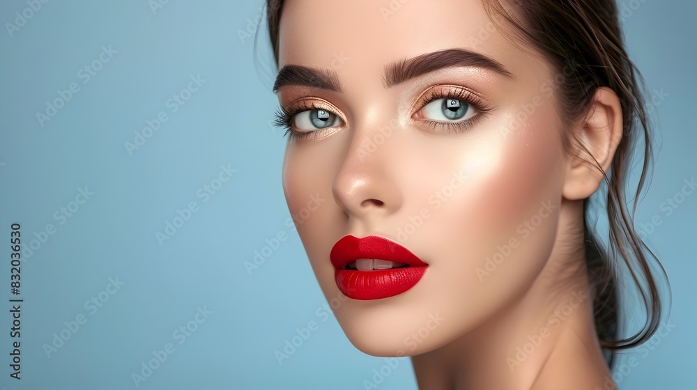 Professional Makeup Mastery A Models Flawless Visage for Decorative Cosmetics Advertising Professional Makeup Mastery A Models Flawless Visage for Decorative Cosmetics Advertising
