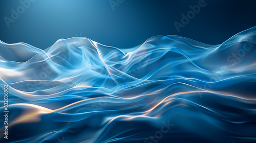 Abstract blue gradients towards the edges background.