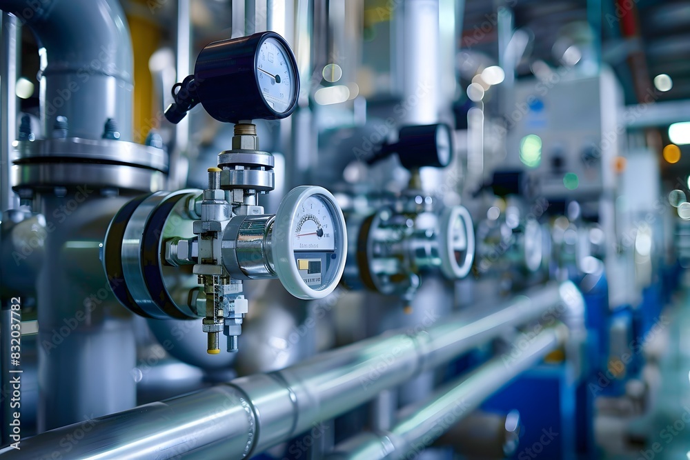 Illustration of Utilizing connected sensors and devices to collect and analyze data from industrial equipment and processes. Ai Generate. Illustration of Utilizing connected sensors and devices to collect and analyze data from industrial equipment and processes. Ai Generate.