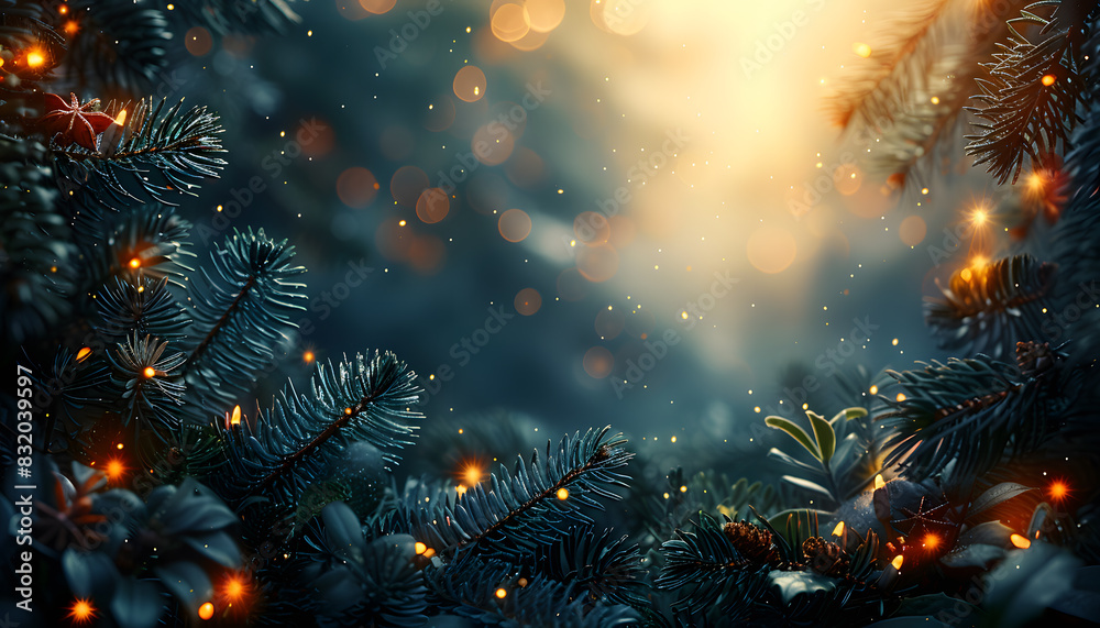 Fototapeta premium christmas background