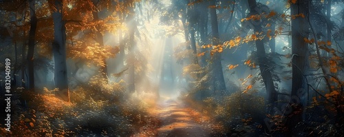 Whimsical Forest Path with ...