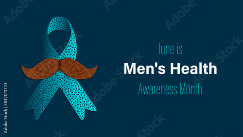 Men's Health Awareness Month, vector illustration