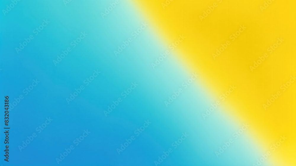 Obraz premium fuzzy Cyan blue yellow background gradient