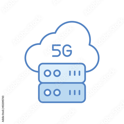 5g Server vector icon