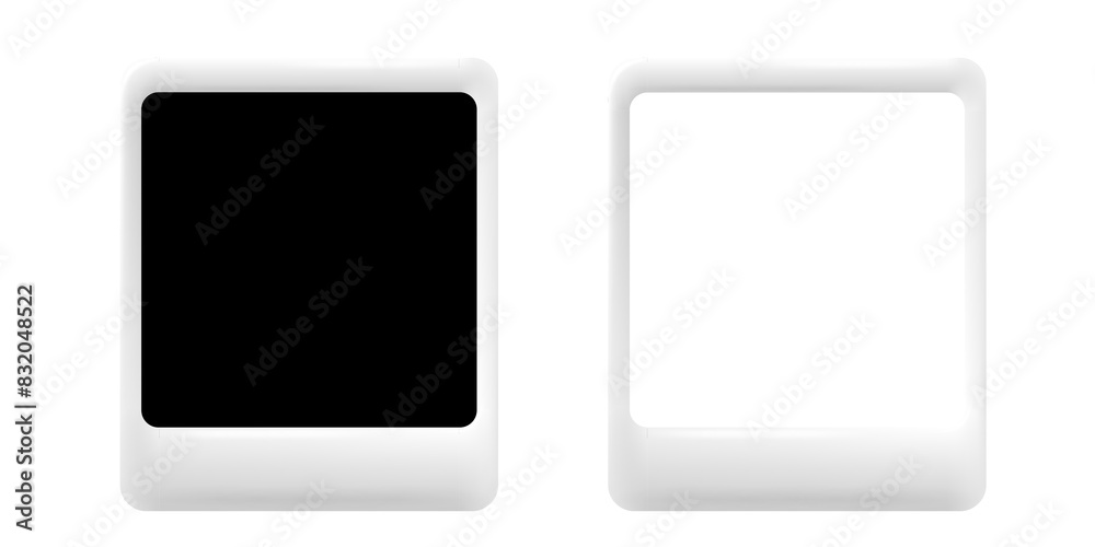 Picture photo square mockup illustration Picture photo square mockup illustration