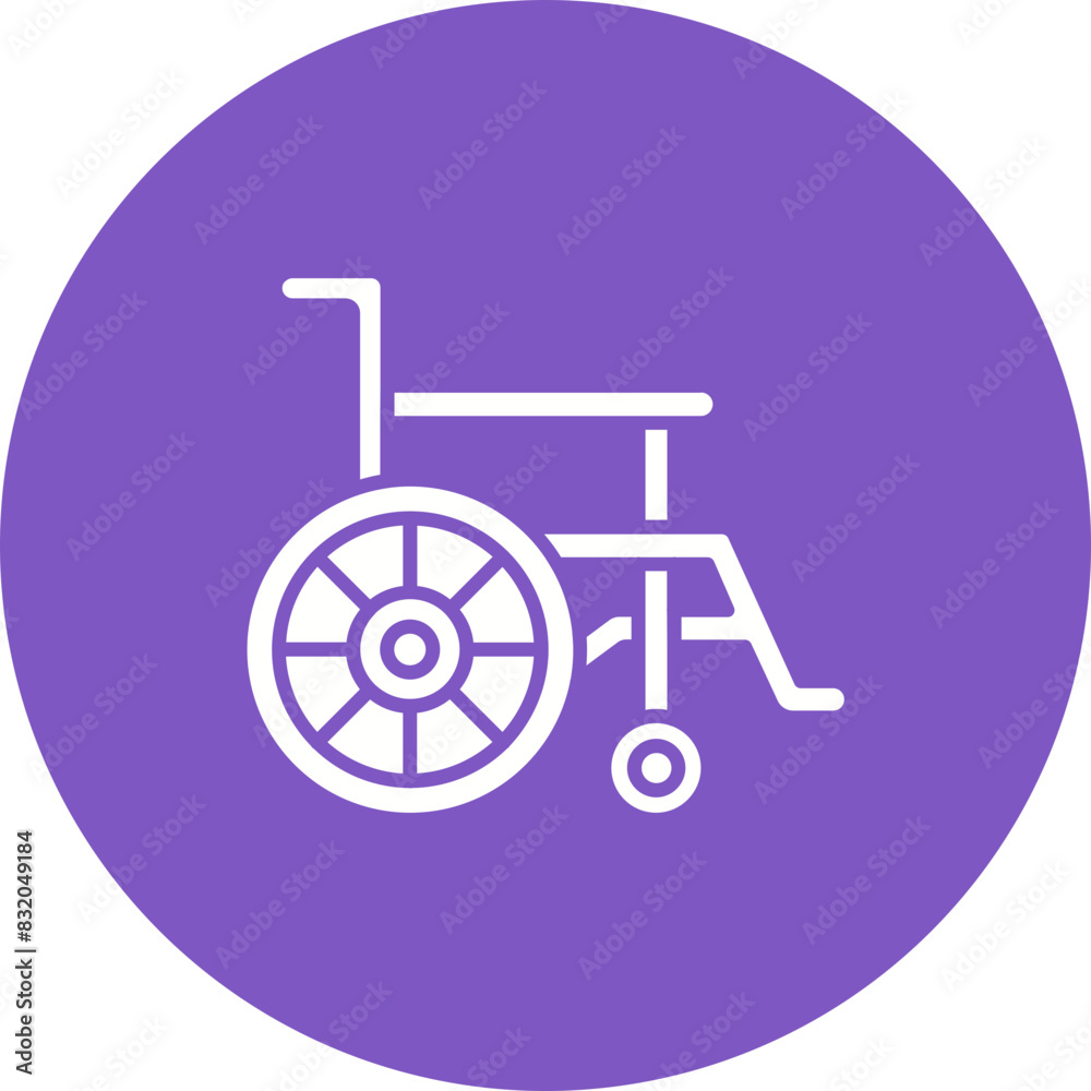 Wheel Chair Icon Wheel Chair Icon