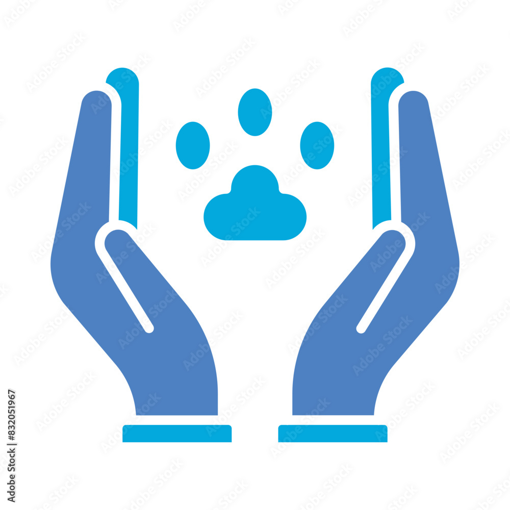 Obraz premium Animal Care Icon