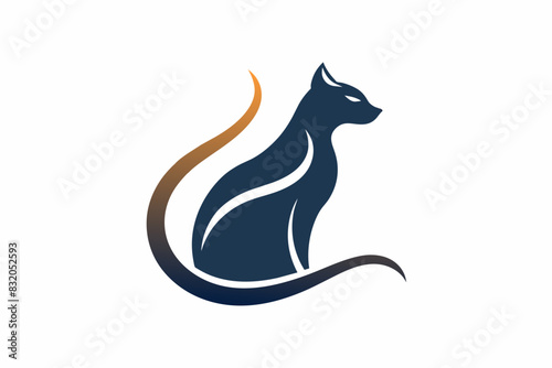 cat-logo-vector-art-illustration  photo