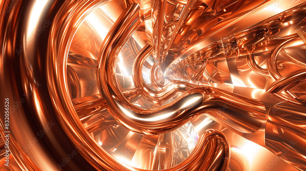 Soothing scientific ambiance from a calming copper abstract, ideal for podcast art, Soothing scientific ambiance from a calming copper abstract, ideal for podcast art,