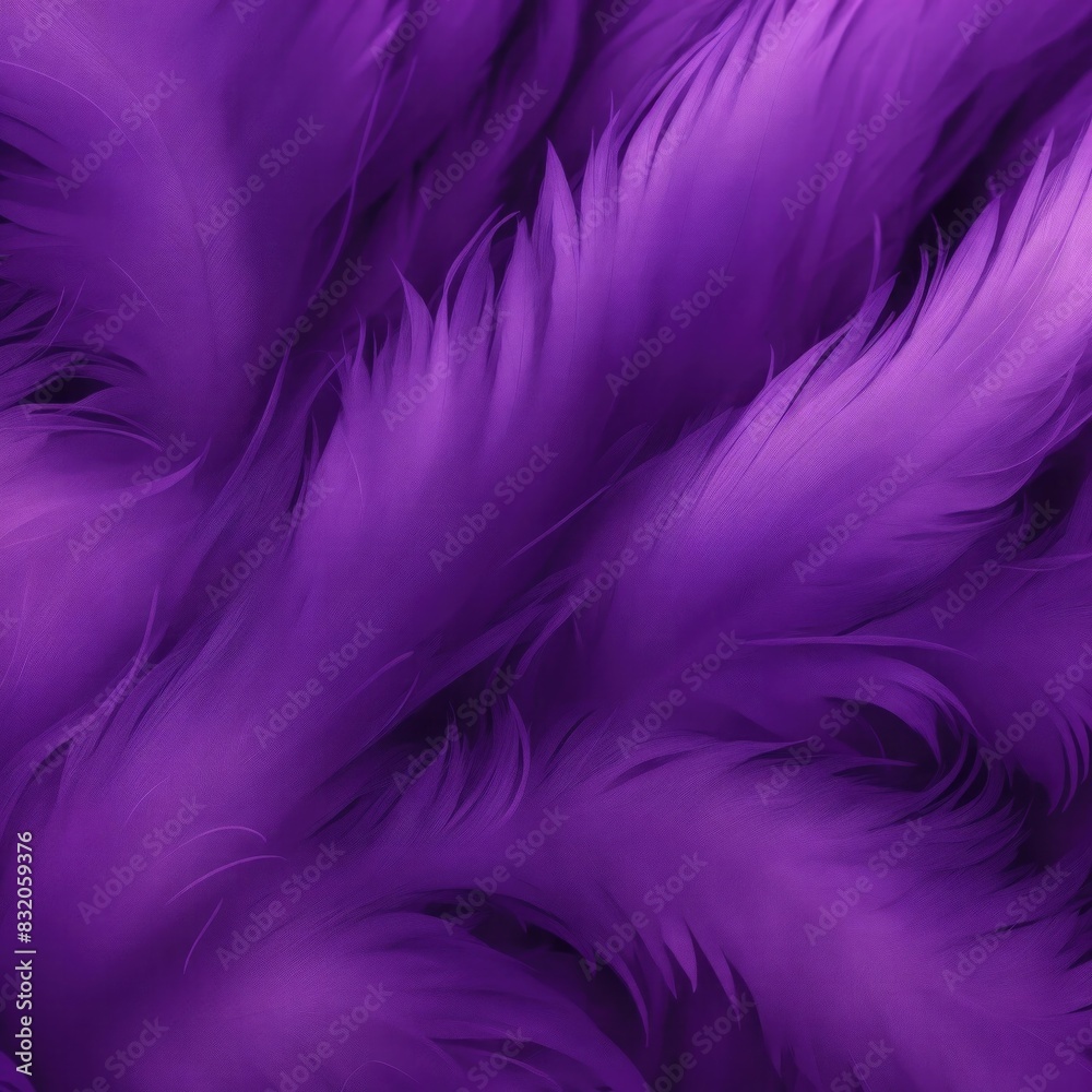 Obraz premium Stylish Purple Soft Feathers Background