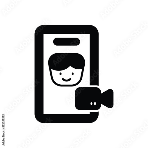 Videocall  vector icon