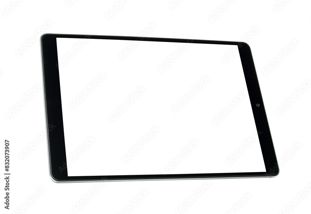 Black tablet screen mockup transparent png Black tablet screen mockup transparent png