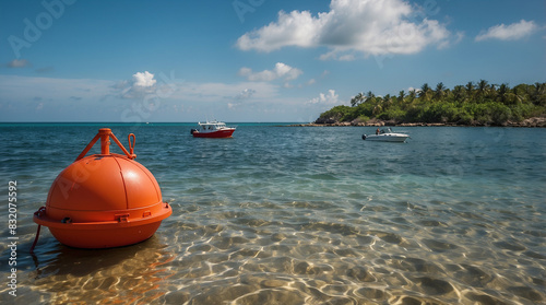 buoy in the sea 