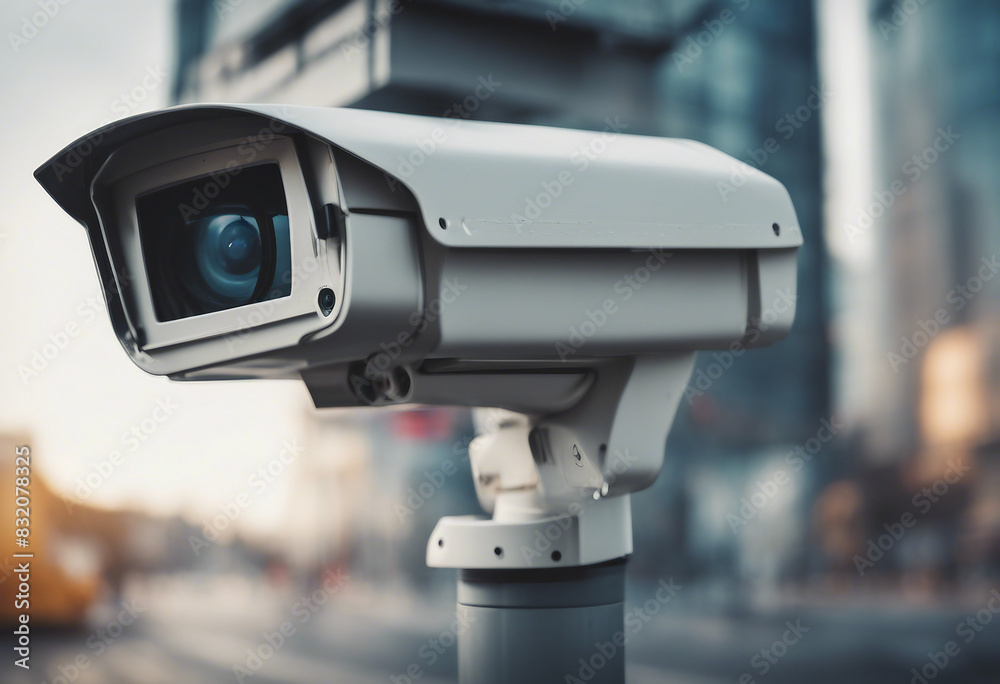 Cctv city street security camera surveillance system for motion and face identity detection or recog Cctv city street security camera surveillance system for motion and face identity detection or recog