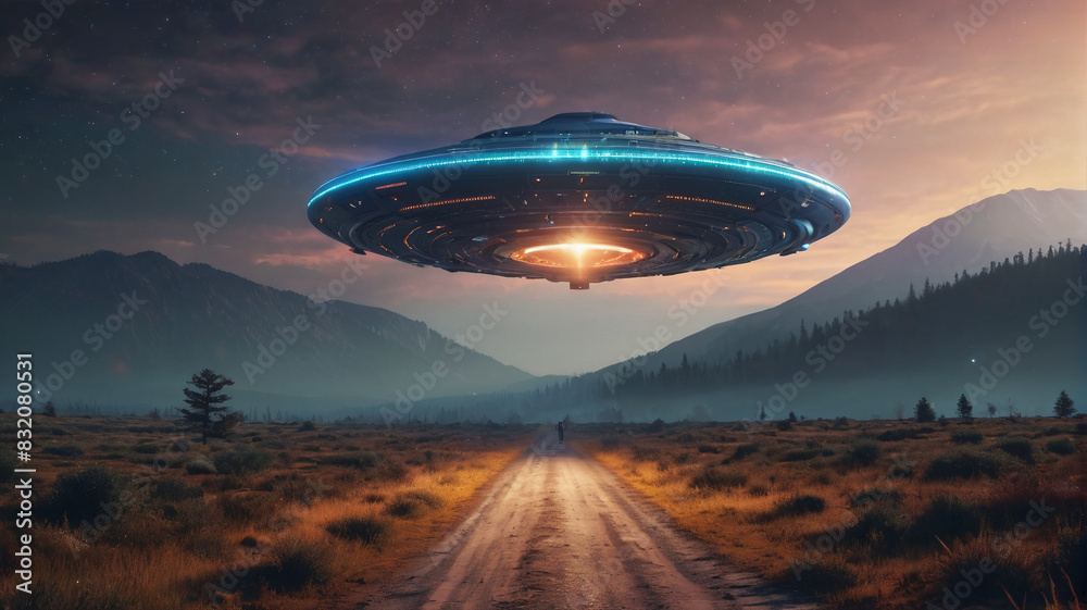 News broadcasts relay harrowing scenes of UFO sightings and abductions, spreading fear and paranoia among the populace, Generative AI News broadcasts relay harrowing scenes of UFO sightings and abductions, spreading fear and paranoia among the populace, Generative AI
