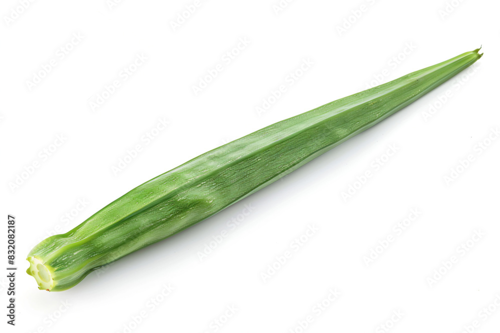 a single oklery on a white surface