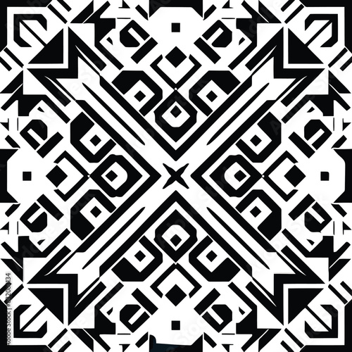 Polynesian sleeve band. Tattoo art border fore arm pattern. Fabric seamless isolated pattern on transparent background. Vector illustrator 10