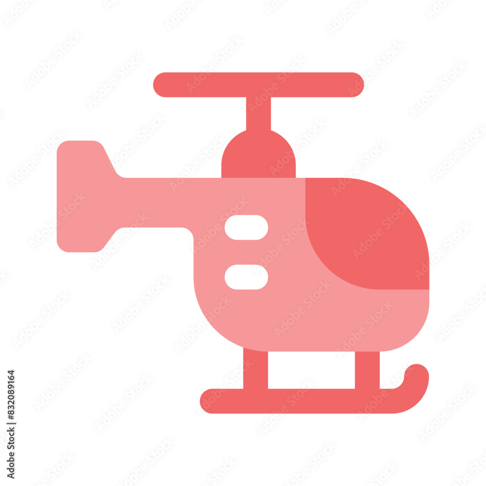 Creatively designed icon of helicopter, ready to use