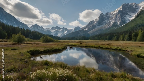 lake in the mountains