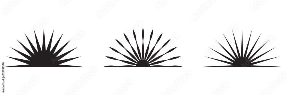Sunburst design icon set . Abstract sunburst icons, vector. Radial sunset beams, fireworks vector. Collection of sunray vector. Vector illustration. Sunburst design icon set . Abstract sunburst icons, vector. Radial sunset beams, fireworks vector. Collection of sunray vector. Vector illustration.