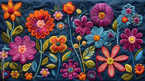 Vibrant Stitches  Enhance Your Creations with Colorful Machine Embroidery Patterns