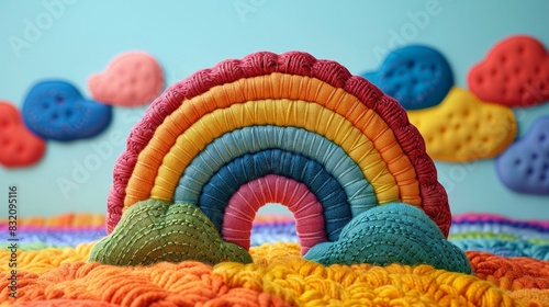 Rainbow Dreams: Turn Your Ideas into Reality with Rainbow Embroidery Designs © PUKPIK