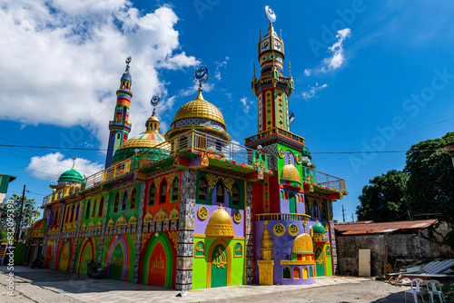 Rainbow Mosque (Masjid Al-Islamia), Zamboanga, Mindanao, Philippines