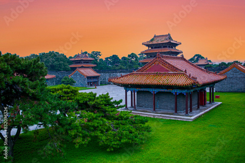 The Zhaoling Tomb of the Qing Dynasty (The North Tomb), UNESCO World Heritage Site, Shenyang, Liaoning, China photo