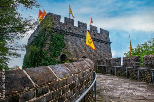 The Tiger Mountain Great Wall, UNESCO World Heritage Site, at Dandong, Liaoning, China