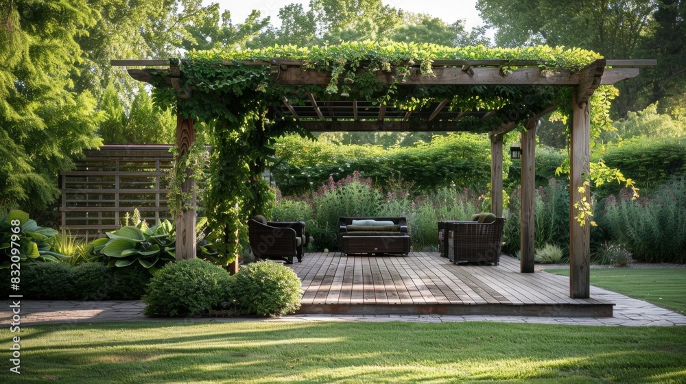 Integrated Plant Features with Climbing Ivy and Wisteria
Integrated Plant Features with Climbing Ivy and Wisteria