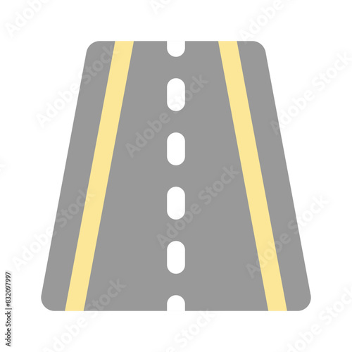 Get your hold on this creative icon of highway, motorway vector design