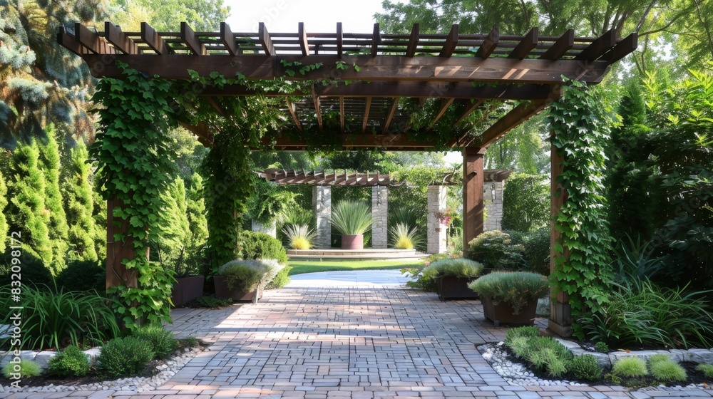 Integrated Plant Features with Climbing Ivy and Wisteria
Integrated Plant Features with Climbing Ivy and Wisteria