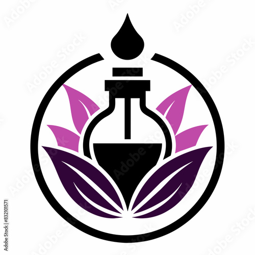 Perfume manufacturer brand logo vector 