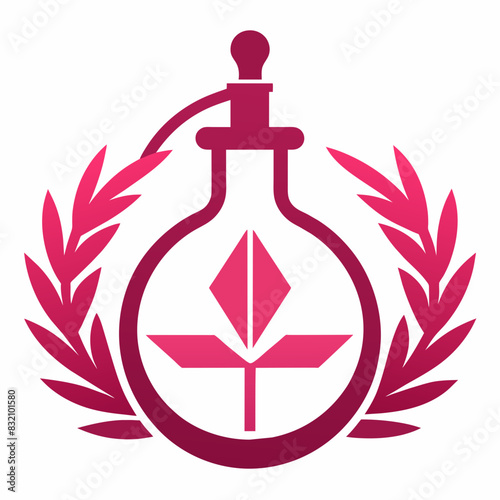 Perfume manufacturer brand logo vector 