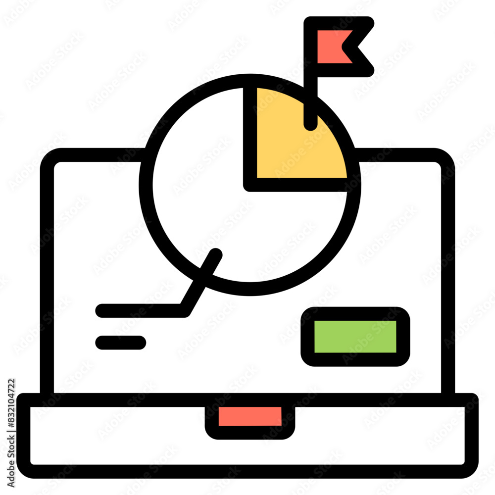 Modern design icon of online data analytics
Modern design icon of online data analytics
