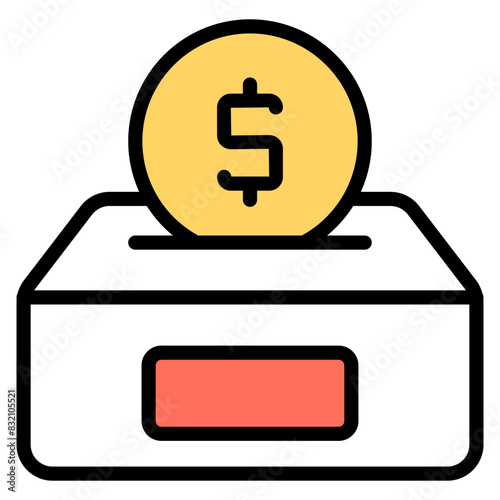 Creative design icon of funding

