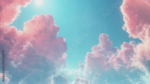 4K footage Timelapse  capturing the motion of clouds throughout the day, accompanied by a bright blue sky and the intense heat of the sun.