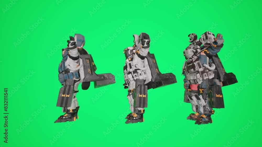Embark on an interstellar dance journey with our captivating stock footage collection featuring a space men dancers. Embark on an interstellar dance journey with our captivating stock footage collection featuring a space men dancers.