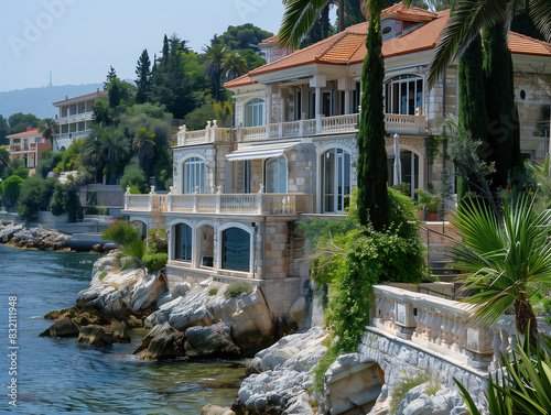 villa di lusso sul mare