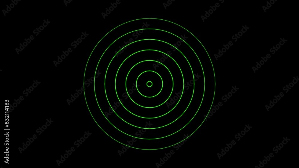 Radio wave signal icon isolated on black background Radio wave signal icon isolated on black background