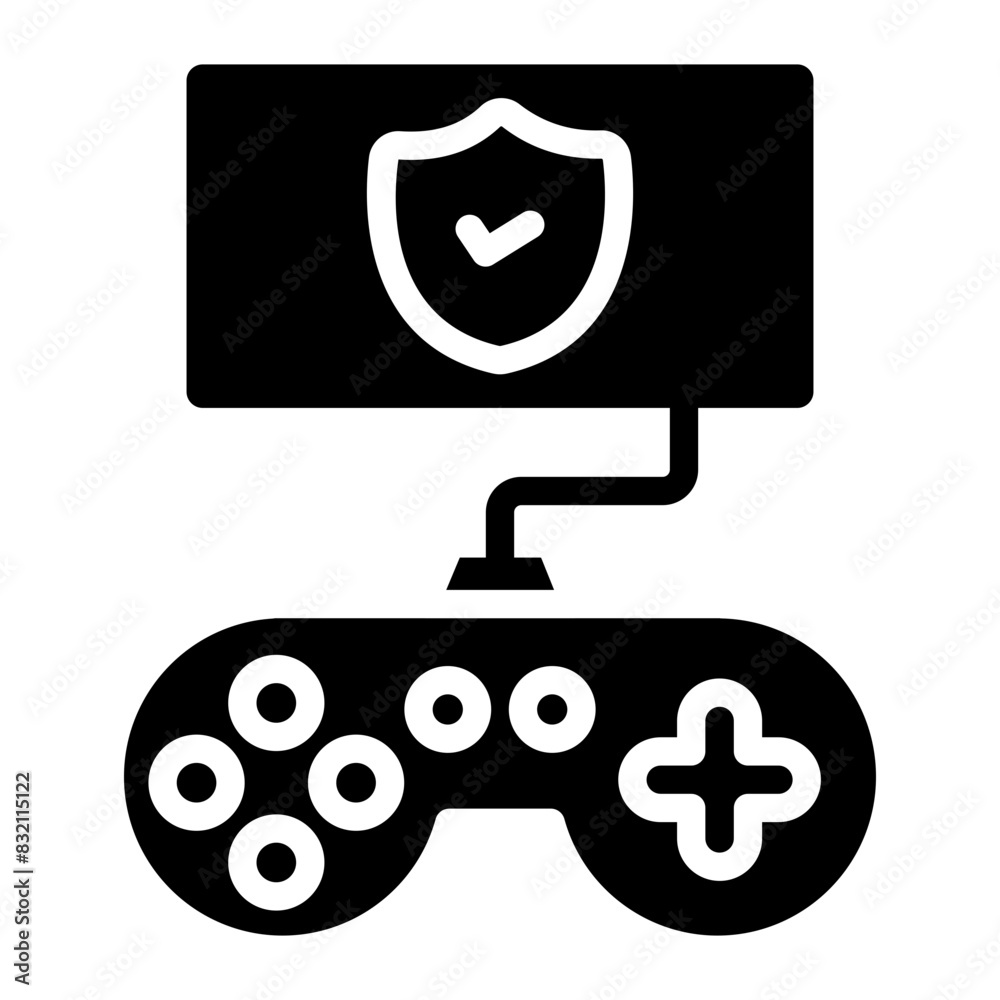 Perfect design icon of gamepad
Perfect design icon of gamepad