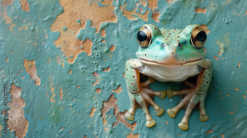 green frog photo