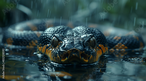 close up of snake